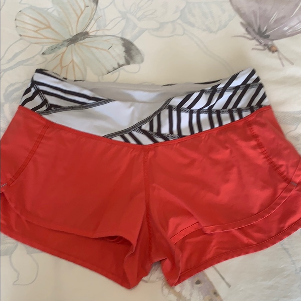 Gently warm lululemon size 4 speed short
